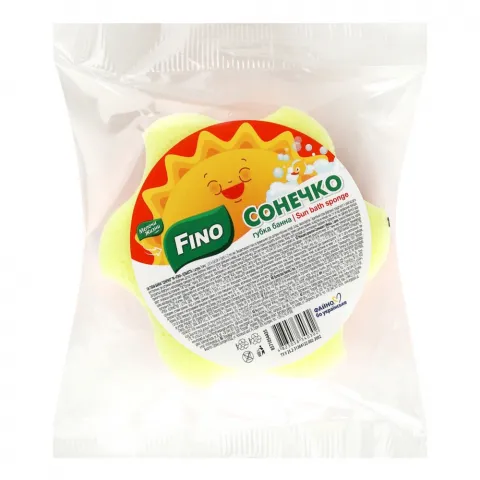 Губка банна МЖ/FINO Сонце 0573/0302
