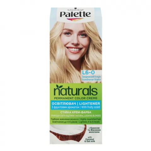 Фарба д/волосся Palette NaturalsL6-0 Скандинавський блондин