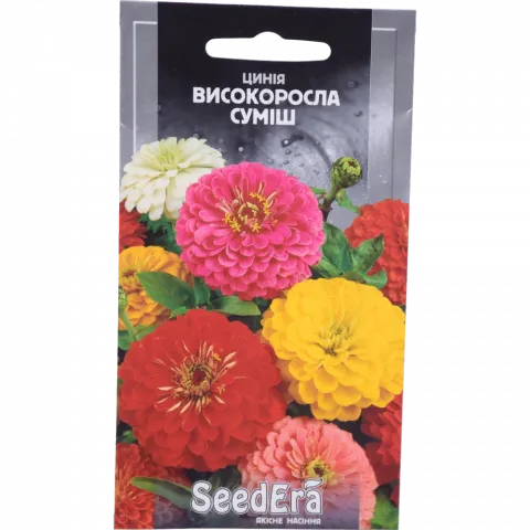 Насіння Seedera Цинія високоросла суміш 0,5 г