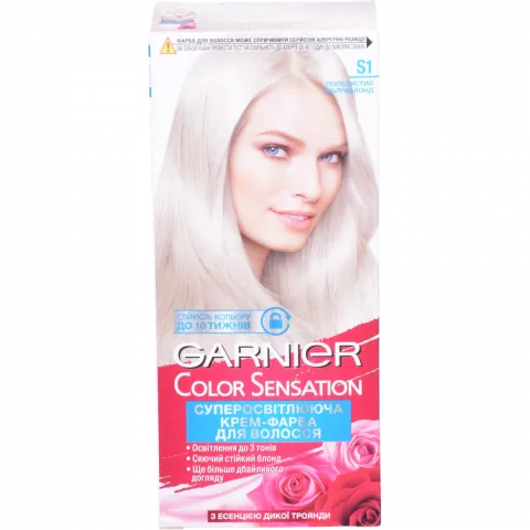 Фарба Garnier Колор Сенсейшн S1 Попелястий Ультраблонд