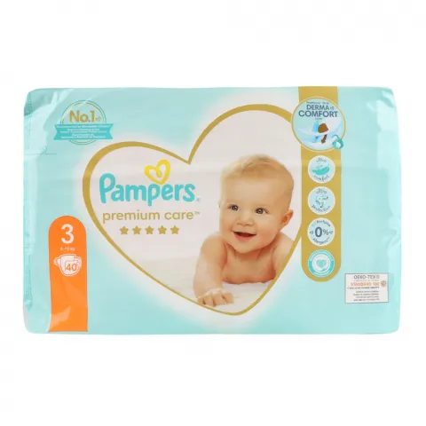 Підг. Pampers Premium Care 40 шт. Midi (6-10 кг)