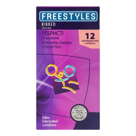 Презервативи Freestyles 12 шт. Ribbed