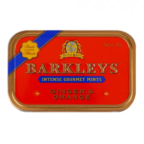 Льодяники Barkleys 50 г імбир та апельсин