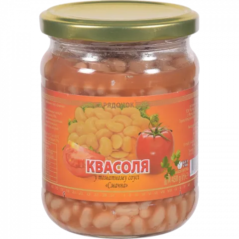 Конс Квасоля Рядочок 450 г скл. твіст у т/с