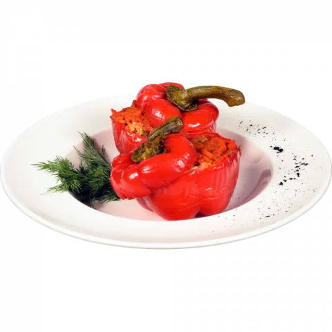 Перець фарширований м`ясом та рисом вага СП