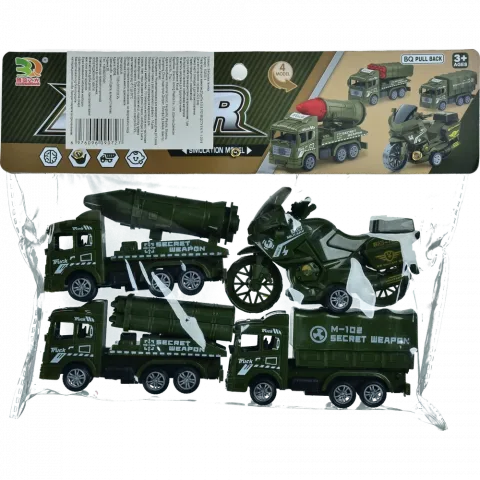 Іграшка набір Військова техніка BQ600-4