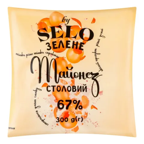 Майонез Selo Зелене 300 г ф/пак. Столовий 67