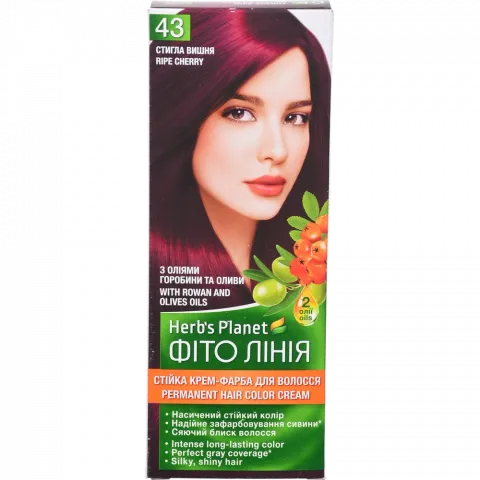 Фарба д/волосся Фіто лінія Herb`s Planet  43 Стигла вишня