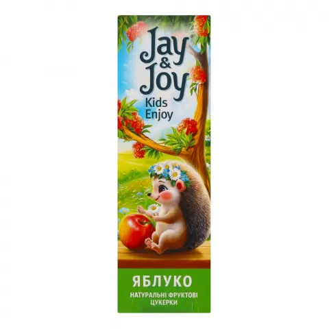 Цукерки фруктові Jay and Joy 32 г Пастила яблучна
