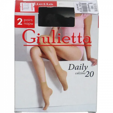 Шкарпетки жін. Giulietta 2 пари Daily 20 Nero 5