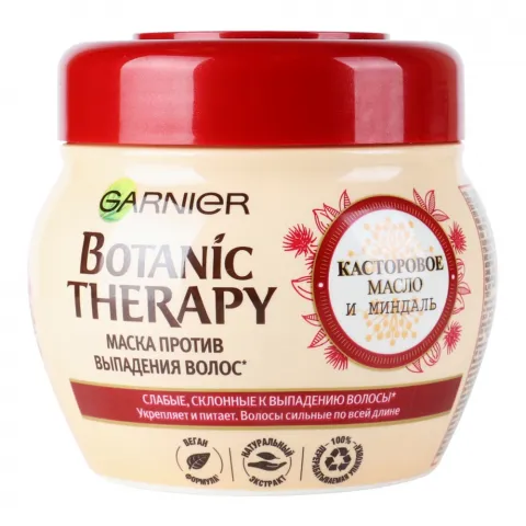 Маска д/волосся Botanic Therapy 300 мл Рицинова олія та Мигдаль інтенсивно зміцнююча