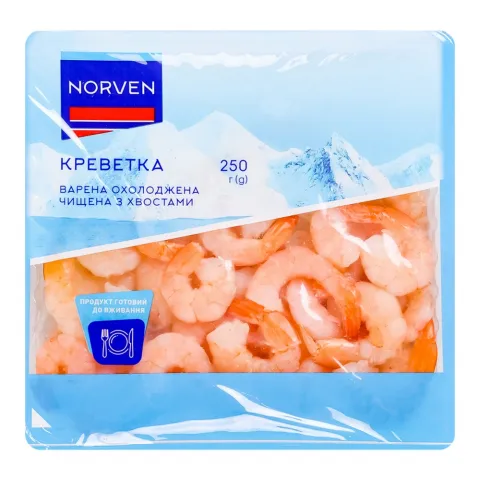 Креветка Norven 250 г вар. чищена