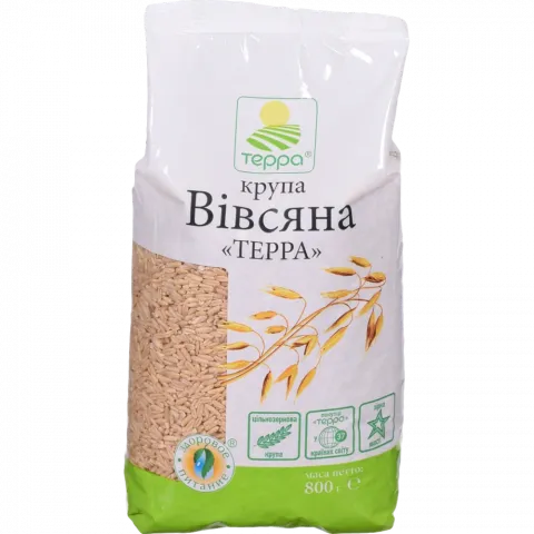 Крупа Терра Вівсяна 800 г