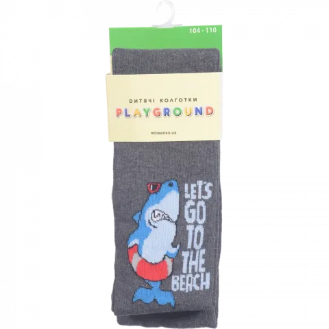 Колготки дит. Playground 0084 Акула темний, р. 104