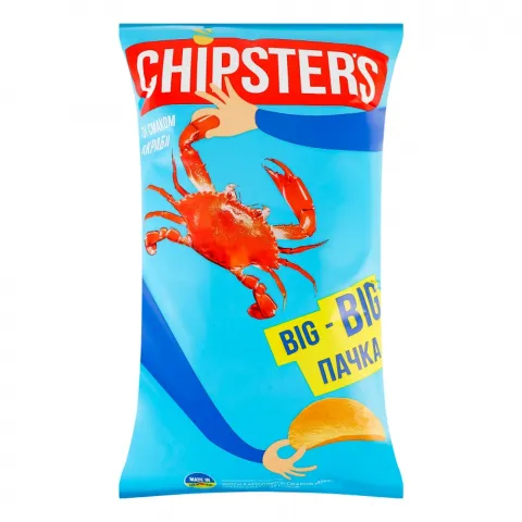 Чипси Chipster`s 180 г зі смаком краба