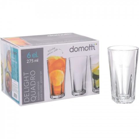 Набір склянок високих Domotti 275мл 6шт. арт. 67531 И316