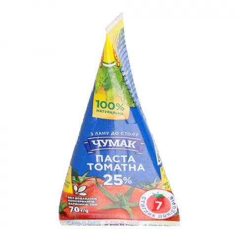 Томат паста Чумак 70 г пак.