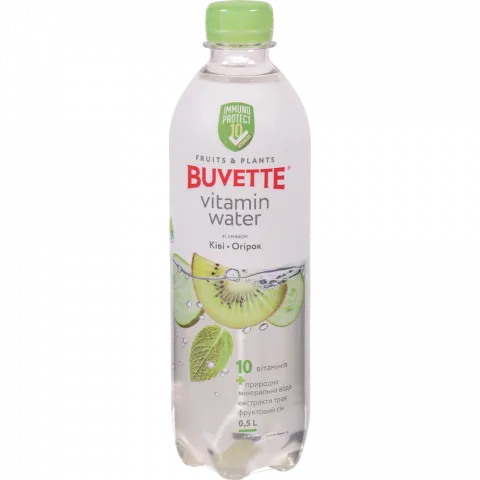 Напій б/алк. Buvette Vitamin Water 0,5 л Огірок та ківі