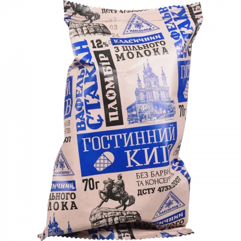Морозиво Гостинний Київ 70 г стак. Класичний