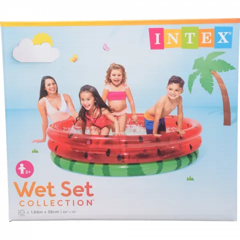 Басейн Intex 58448 Кавун 3 кільця 581 л 168х38 см