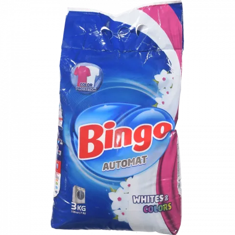 Порошок Bingo 3 кг автомат Whites and Colors