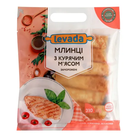 Млинці Левада 310 г з курячим м`ясом