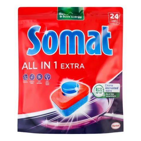 Таблетки д/посудом. машин Somat All in One Extra 24 шт.