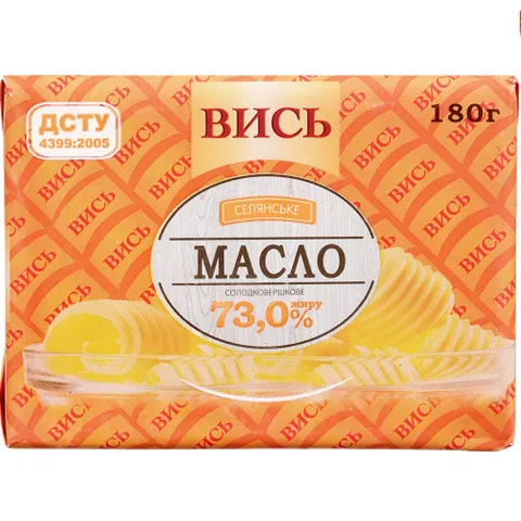 Масло Вись 73 180 г Селянське