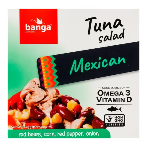 Конс Салат з тунцем Banga 180 г з/б Мексикан. (Латвія) И526
