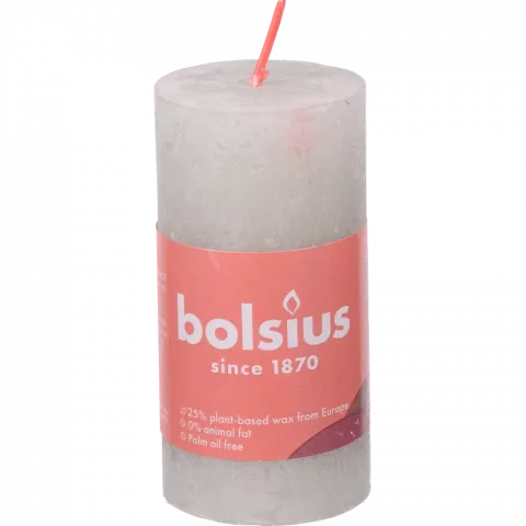 Свіча Bolsius 100/50 рустік Туманний зелений, 30 год., арт. 103668770369