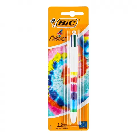 Ручка кулькова Bic 4 кольори Messages блістер