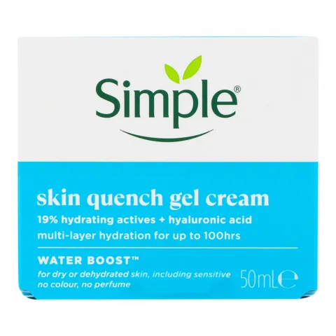 Крем д/обличчя Simple 50 мл нічний Water Boost Зволоження до 100 год.