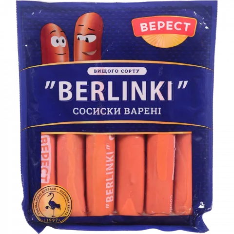 Сосиски Верест Berlinki вар. в/ґ ваг.