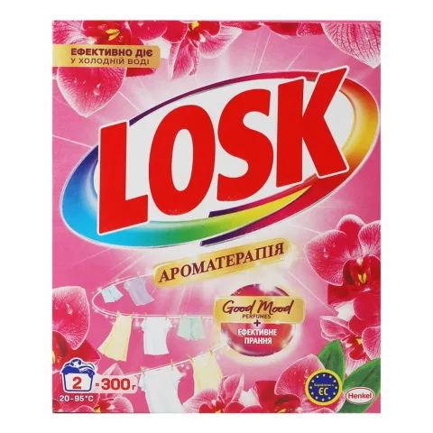 Порошок Losk 300/400 г автомат Колор Малазійські квіти