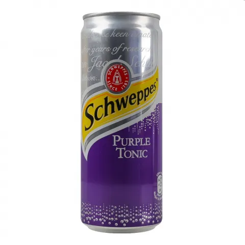 Напій б/алк. Швепс 0,33 л з/б Purple Tonic