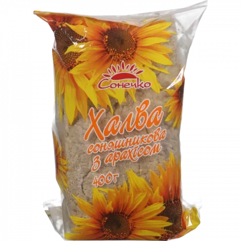 Халва Сонечко 400 г з арахісом