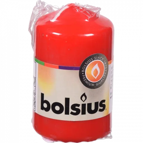 Свіча Bolsius 80/50 червона арт. 103613200141