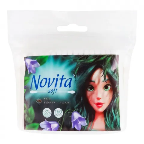 Ватні пал. Novita 160 шт. п/е Soft Mavka