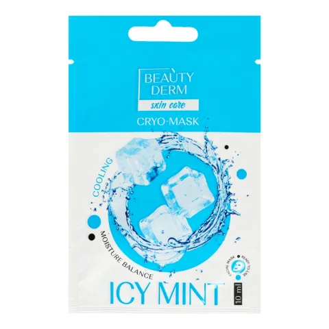 Маска д/обличчя Beautyderm 10 мл кріо Icy Mint