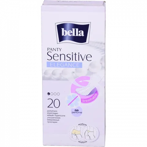 Прокладки щоден. Bella 20 шт. Panty Light Sensitive Elegance normal mixform