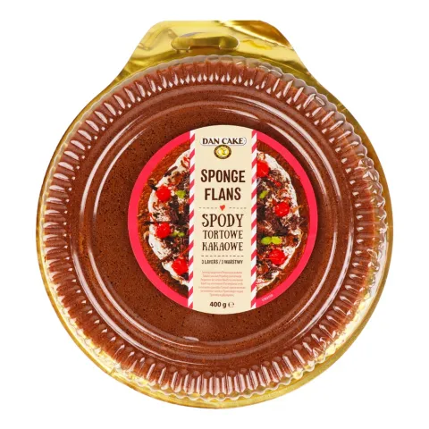 Коржі Dan Cake 400 г 3-шар Шоколад (Польща)