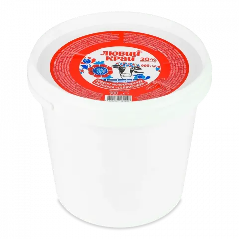 Сметанний продукт Любий край 20 900 г пл.