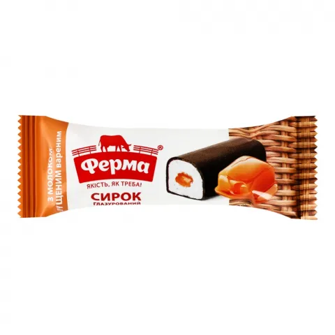 Сирок в шок. глазурі Ферма 36 г 23 зі згущеним молоком