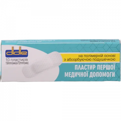 Пластир Didie на полімерній основі 19х72 10 шт.