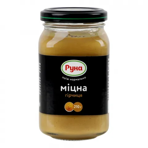 Гірчиця Руна 210 г міцна