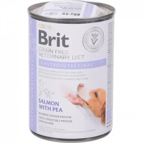 Корм д/собак Brit GF VD 400 г з/б Can Gastrointestinal при поруш. травл. з оселедцем, лососем та гор