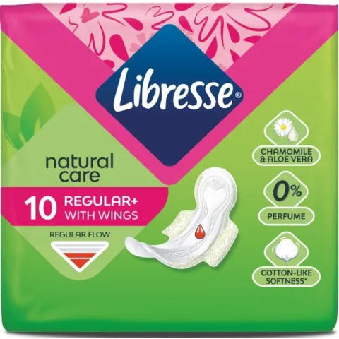 Прокладки Libresse 10 шт. Natural Care Ultra Normal