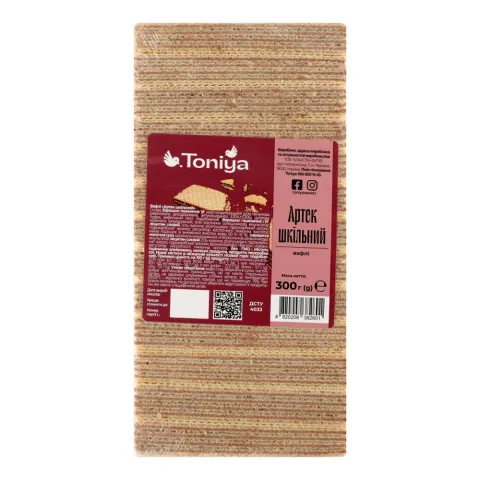 Вафлі Toniya 300 г Артек