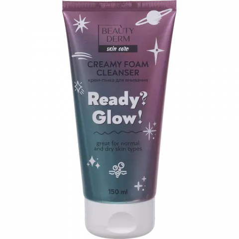 Крем-пінка д/вмивання Beauty Derm 150 мл Ready?Glow!