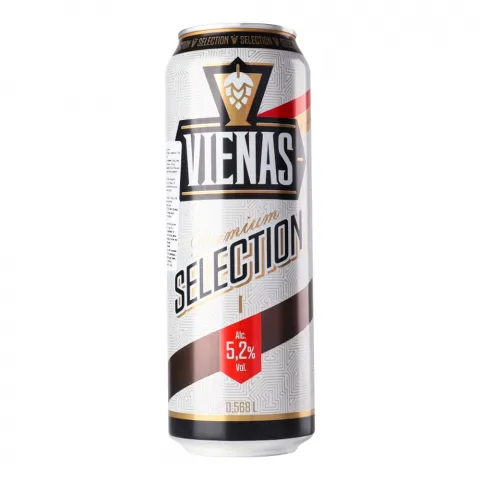 Пиво VIENAS Selection 0,568 л 5,2 з/б (Литва)